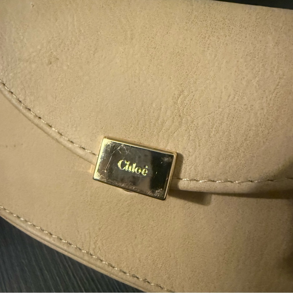 CHLOE Beige Semi Soft Sunglasses Case *Newest Style* EUC - Picture 3 of 7